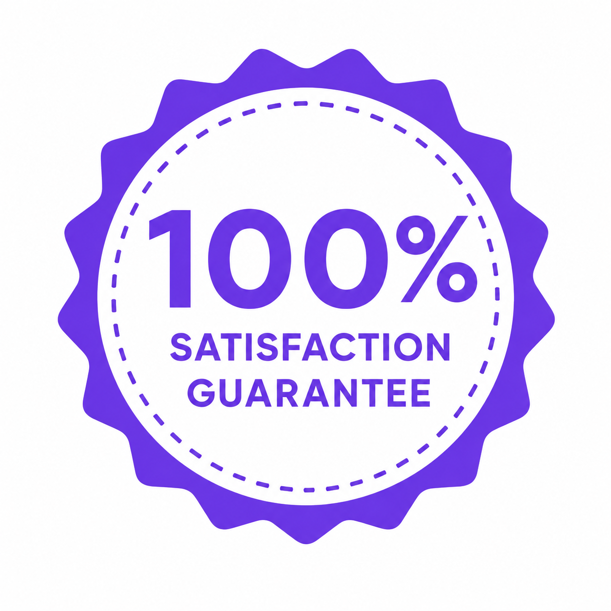 100% Satisfaction Guarantee