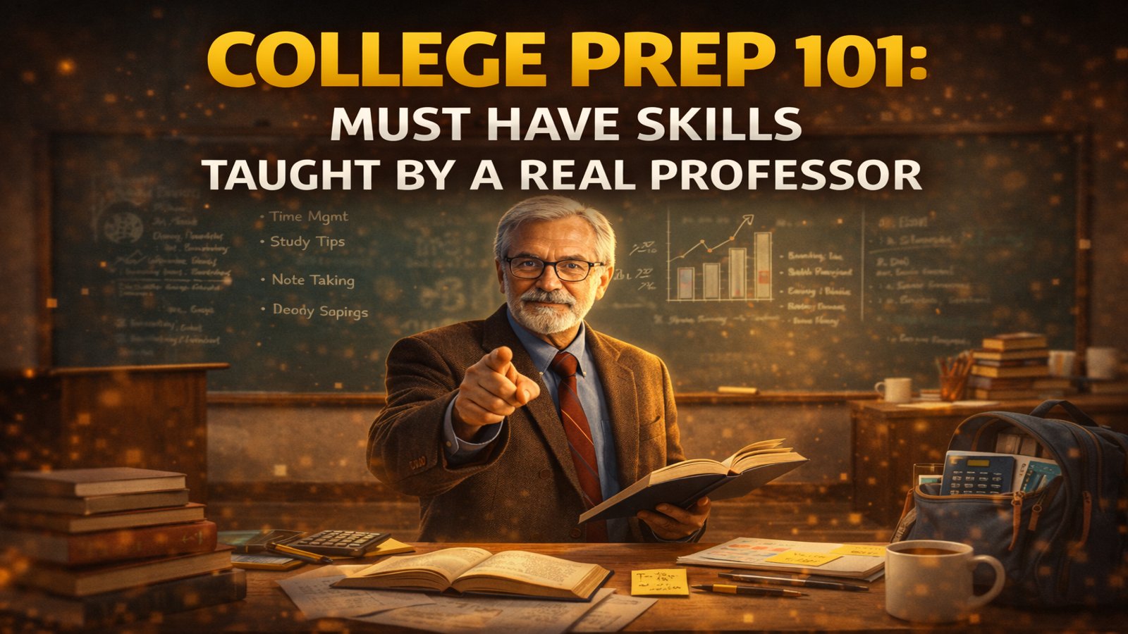 College Prep 101: Must Have Skills Taught by a Real Professor
