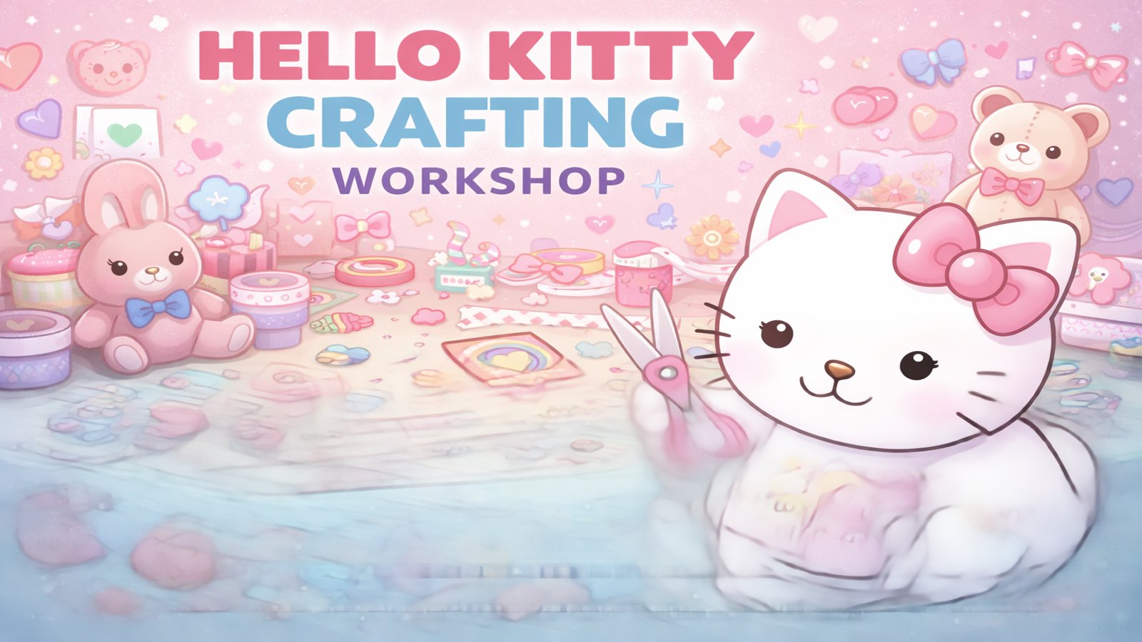 Hello Kitty Crafting (40 mins)
