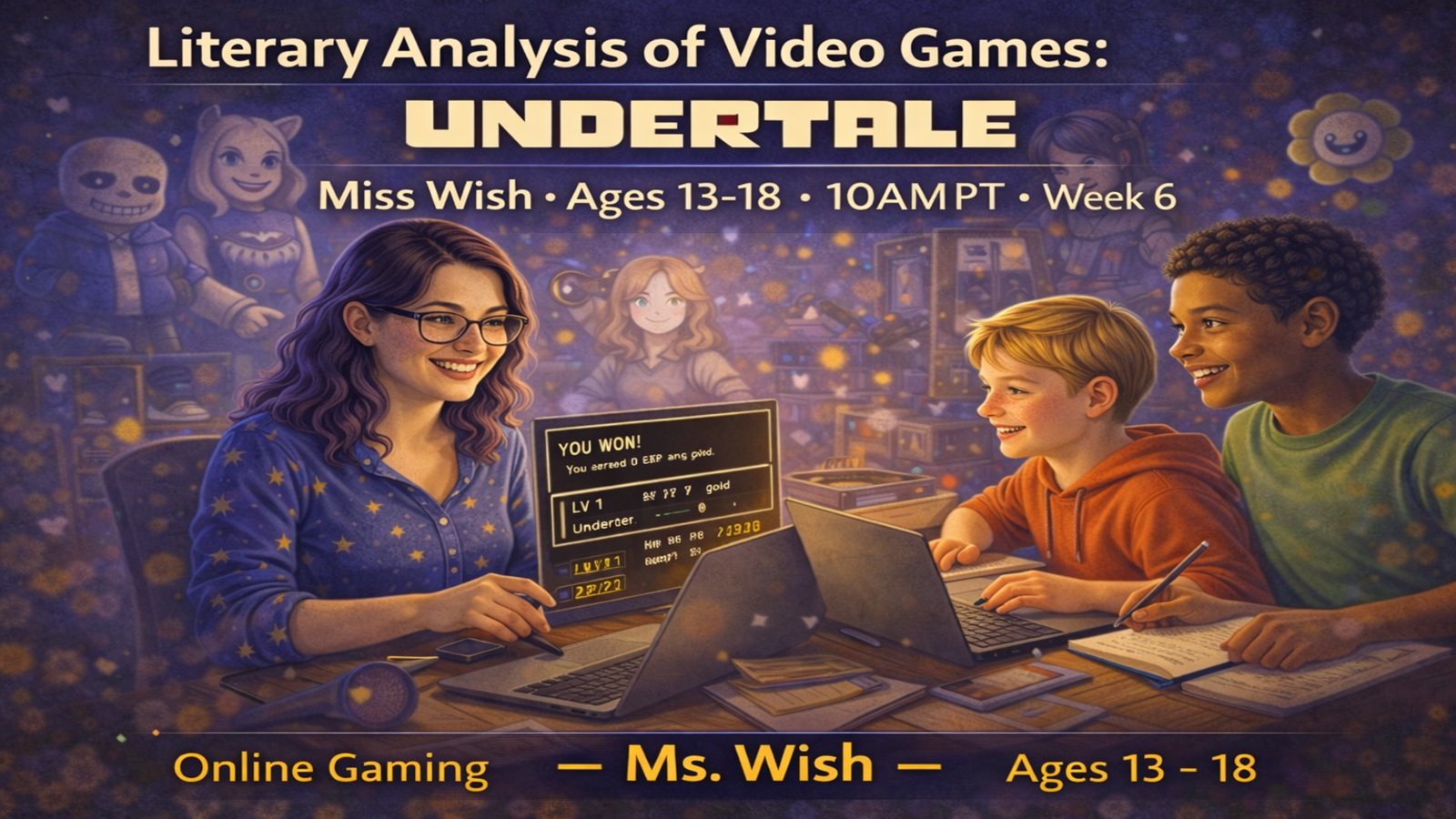 Literary Anaylsis of Video Games: Undertale